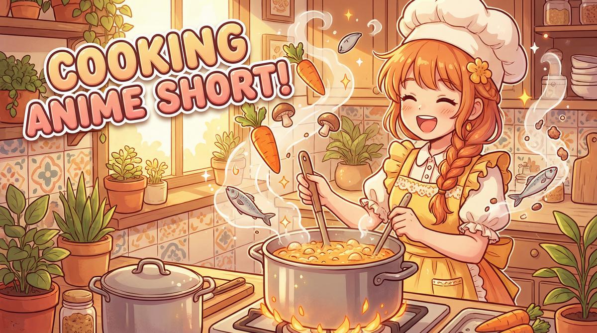 猎奇原创动漫-美食动漫教程